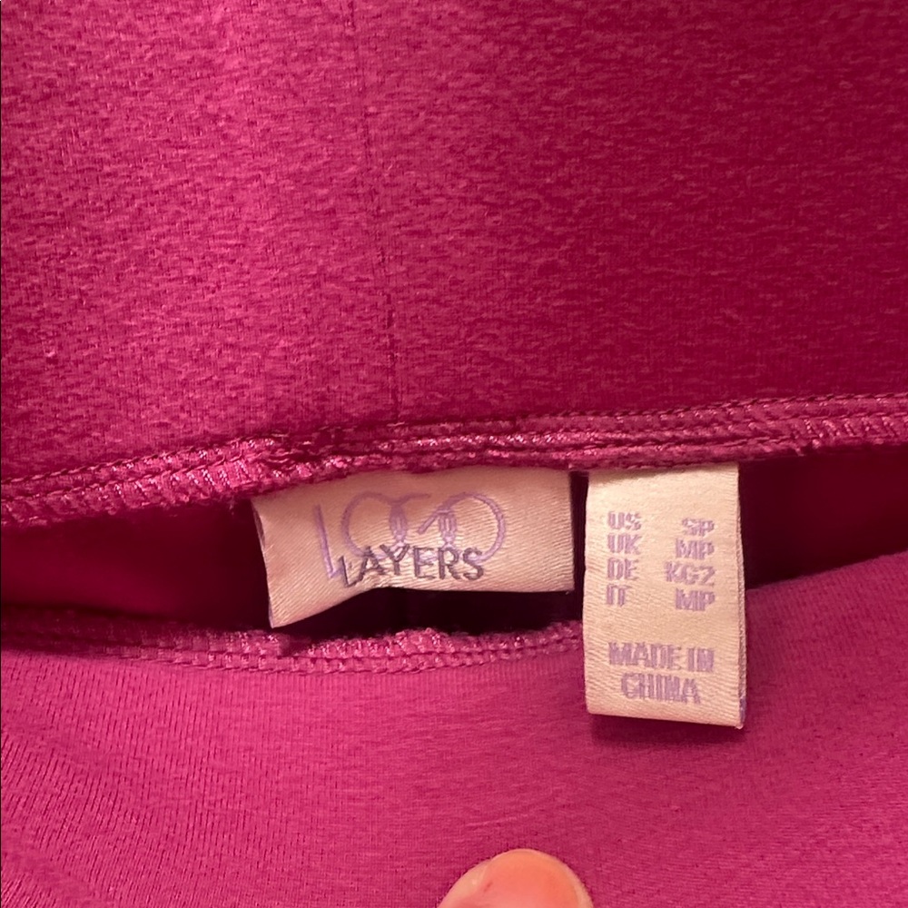 Logo Layers Leggings NWOT Small Petite - Picture 2 of 3